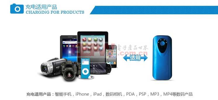 带移动电源的蓝牙拍照器解决方案